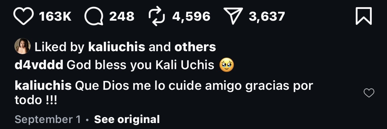 kali uchis d4vd crashing